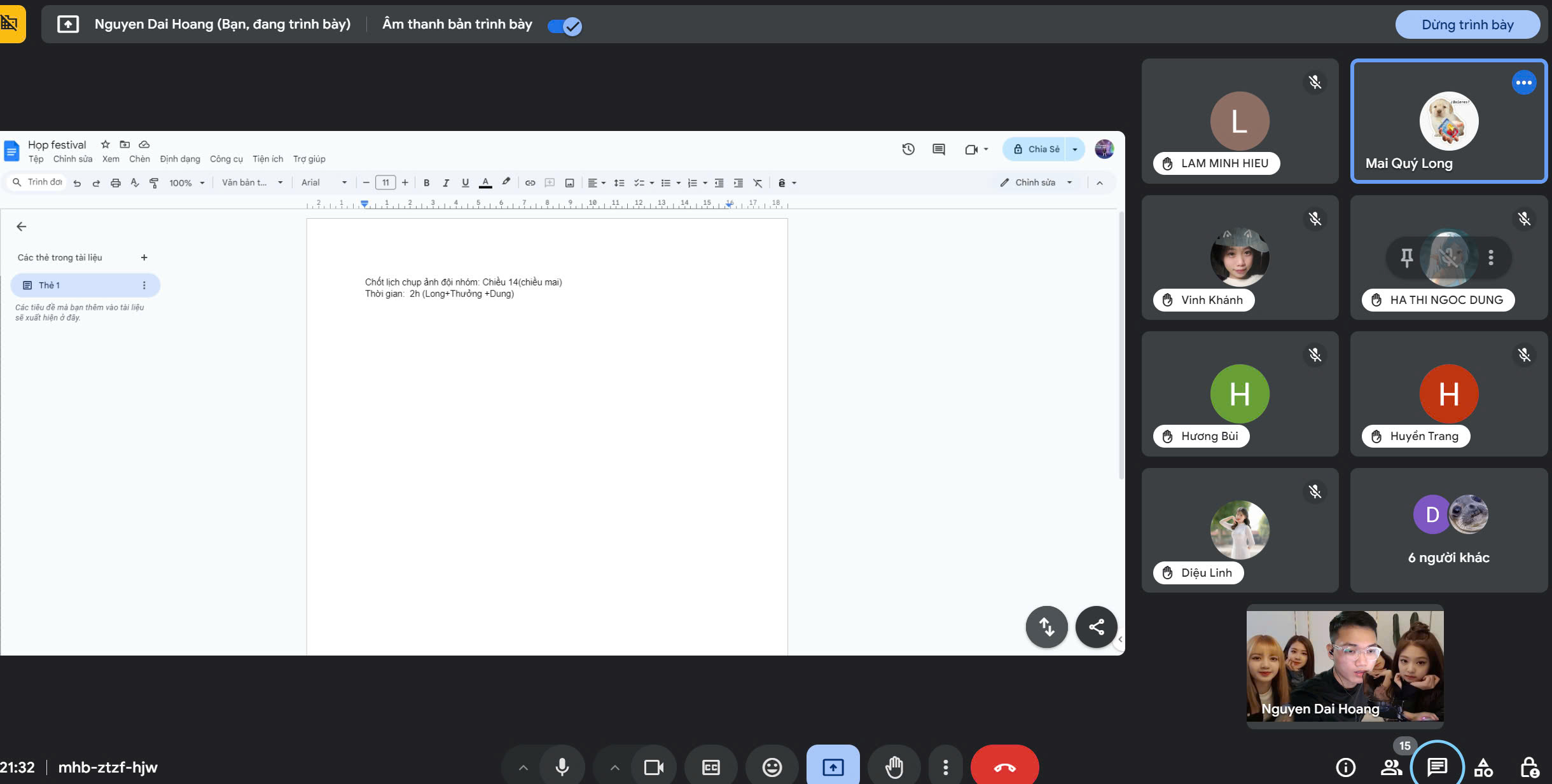 Team bonding activities and club meetings