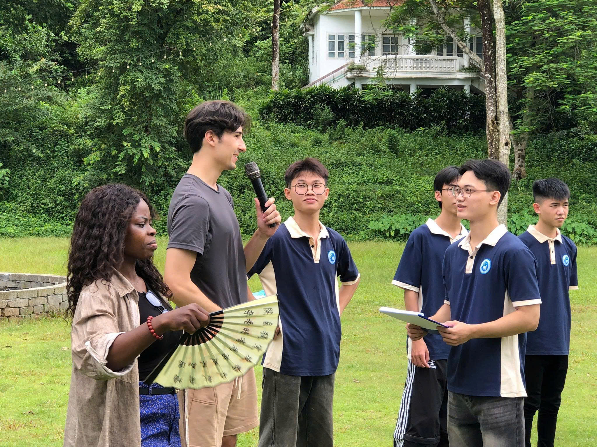 Mountains and lake view