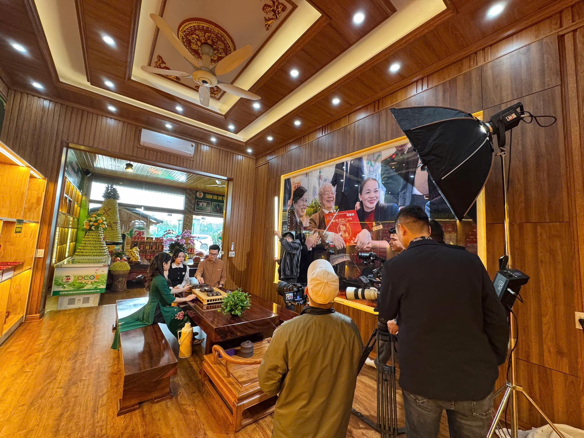 Traditional tea culture space experience